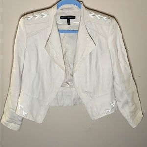 White House Black Market Cropped Jacket